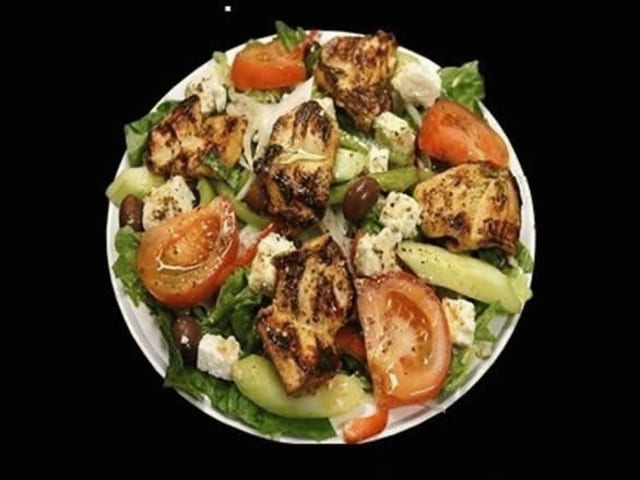 Chicken Gyro Salad.